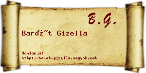 Barát Gizella névjegykártya
